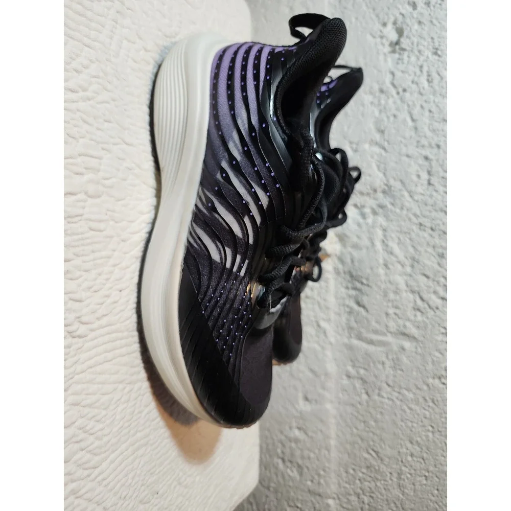 BAOJIE Model BJW974 Women's Sneakers US7 EUR37 Purple and Black Lace Up